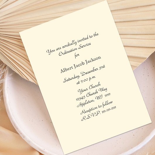 Gewijd tot kerkelijke uitnodiging