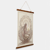 Gewijde Aardmoeder Hangend Wandkleed (Gebogen)