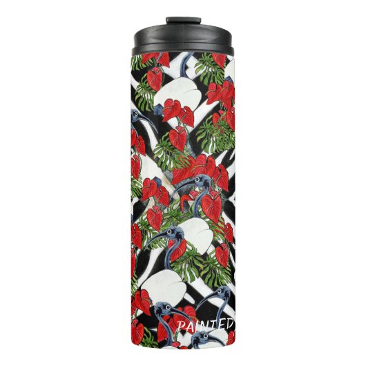Gewijde Anthurium Thermomok Thermosbeker (Voorkant)