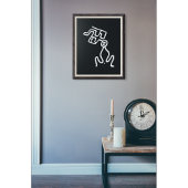 Gewijde bevalling: Petroglyphic Art Poster