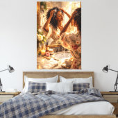 Gewijde Eenzaamheid: Heilige Stilte met God Canvas Afdruk (Insitu (Slaapkamer))