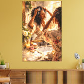 Gewijde Eenzaamheid: Heilige Stilte met God Canvas Afdruk (Insitu (Woonkamer))