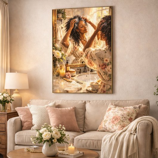 Gewijde Eenzaamheid: Heilige Stilte met God Canvas Afdruk