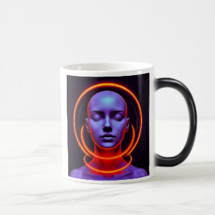 Gewijde futuristische halo magische mok