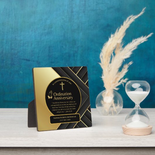 Gewijde priester gift pastor diaken wijding aangep fotoplaat (Insitu)