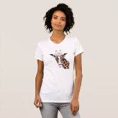 Gewijzigd Art Funky Giraffe Shirt (Voorkant volledig)