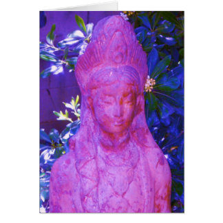 Gewijzigd blauw Quan Yin Statue