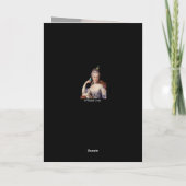 Gewijzigd jong Marie Antoinette frans portait Car Kaart (Achterkant)