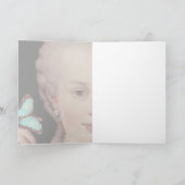 Gewijzigd jong Marie Antoinette frans portait Car Kaart (Binnen)