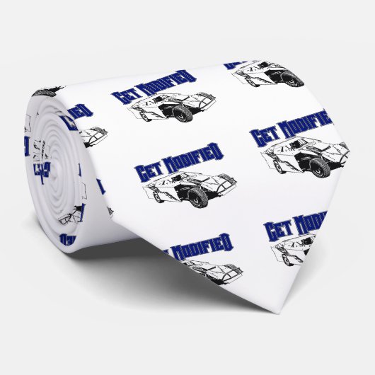 Gewijzigd krijgen - Dirt Modified Racing Stropdas (Opgerold)