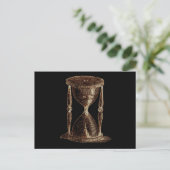 gewijzigd licht Steampunk Alchemy Hourglass Briefkaart (Staand voorkant)