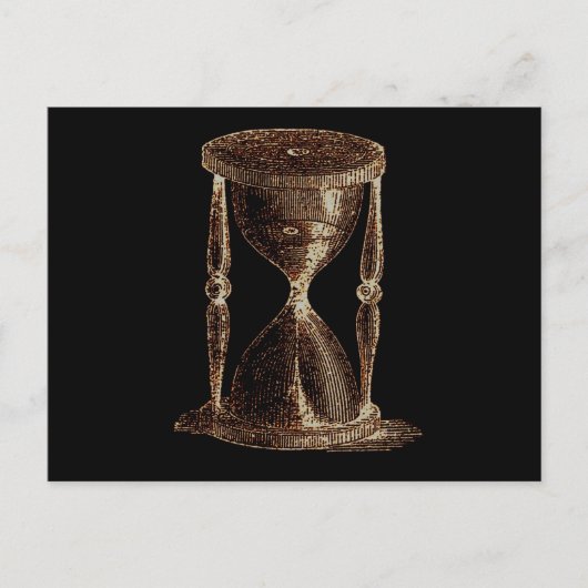 gewijzigd licht Steampunk Alchemy Hourglass Briefkaart (Voorkant)