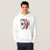 Gewijzigd mappenblad: een creatieve Canadese twist Hoodie (Voorkant volledig)