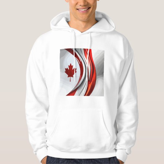 Gewijzigd mappenblad: een creatieve Canadese twist Hoodie (Voorkant)
