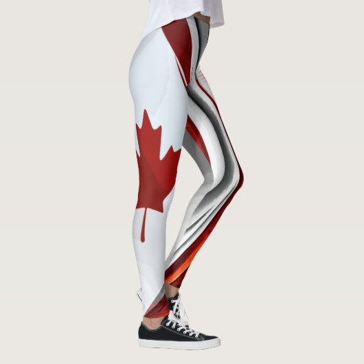 Gewijzigd mappenblad: een creatieve Canadese twist Leggings (Rechts)