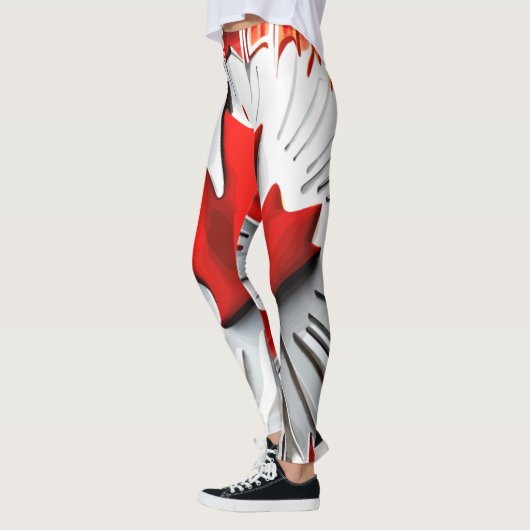 Gewijzigd mappenblad: een creatieve Canadese twist Leggings (Links)