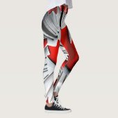 Gewijzigd mappenblad: een creatieve Canadese twist Leggings (Rechts)