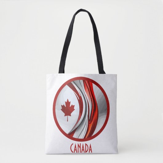 Gewijzigd mappenblad: een creatieve Canadese twist Tote Bag (Voorkant)