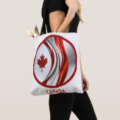 Gewijzigd mappenblad: een creatieve Canadese twist Tote Bag (Dichtbij)