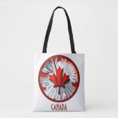 Gewijzigd mappenblad: een creatieve Canadese twist Tote Bag (Voorkant)