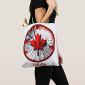 Gewijzigd mappenblad: een creatieve Canadese twist Tote Bag (Dichtbij)