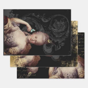 Gewijzigd portret Marie Antoinette Inpakpapier Vel