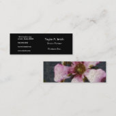 Gewijzigde Art Grunge Urban Deco Bloemen Ontwerp Mini Visitekaartje (Voorkant / Achterkant)