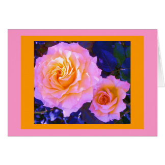 Gewijzigde Blauwe Gele & Roze Rozen