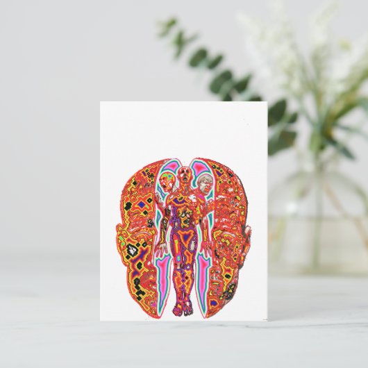 Gewijzigde Ego Briefkaart (Staand voorkant)