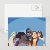 gewijzigde groep in ballpark briefkaart (Voorkant / Achterkant)