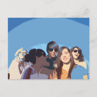 gewijzigde groep in ballpark briefkaart