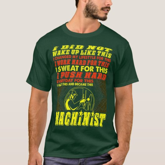 Gewijzigde hardmachine voor levensstijlwerk t-shirt (Voorkant)