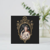  Gewijzigde jonge Marie Antointte portret Po Kaart (Staand voorkant)