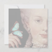  Gewijzigde jonge Marie Antointte portret Po Kaart (Achterkant)
