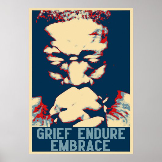 Gewijzigde Obama Hope Poster (Voorkant)