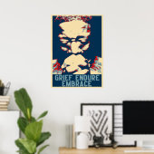 Gewijzigde Obama Hope Poster (Thuiskantoor)
