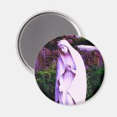 Gewijzigde Paarse Maagd Maria Magneet (Voorkant / Achterkant)
