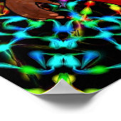 Gewijzigde perceptie van een Heilige Man Poster (Hoek)