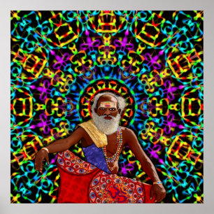 Gewijzigde perceptie van een Heilige Man Poster