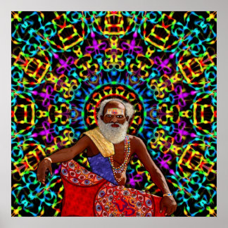 Gewijzigde perceptie van een Heilige Man Poster