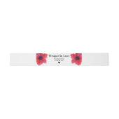 Gewikkeld in LIEFDE Anemone Dreamscape Bruiloft Uitnodigingen Wikkel (Vlak)