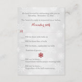 Gewikkeld in liefde verbonden harten trouw RSVP -  (Achterkant)