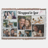 "Gewikkeld in Liefde" Worpdeken Deken (Voorkant)