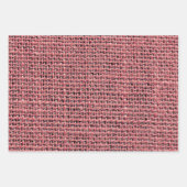 Gewikkeld jute geschenkpapier - rustieke jute moti inpakpapier vel (Voorkant)