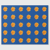 Gewikkeld papieren bloem cadeaupapier (Vlak)