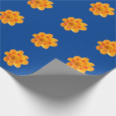 Gewikkeld papieren bloem cadeaupapier (Hoek)