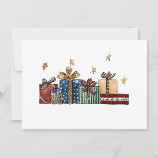 Gewikkelde cadeaus voor een verjaardag (Voorkant)