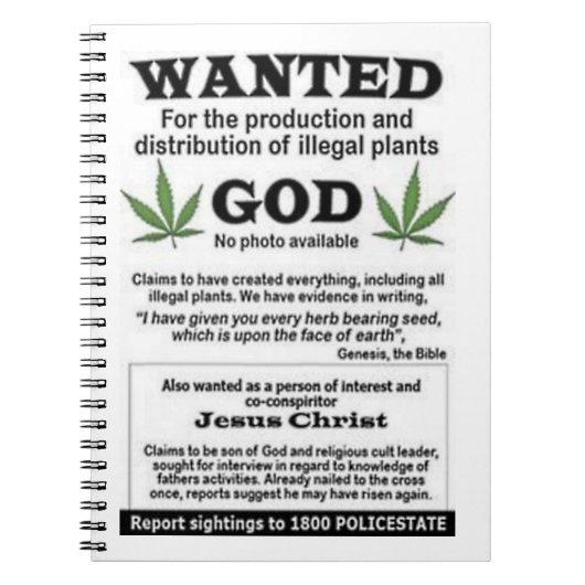 gewild - god notitieboek (Voorkant)