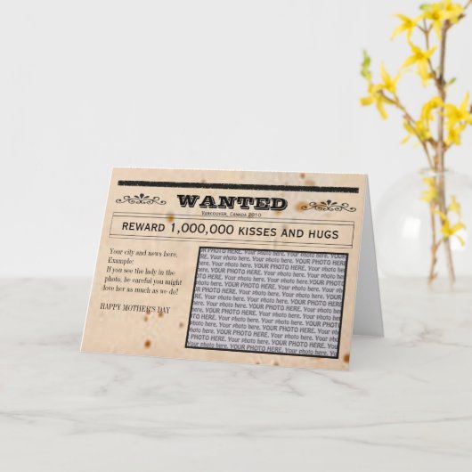 Gewild kaartlijst kaart (Gele Bloem)