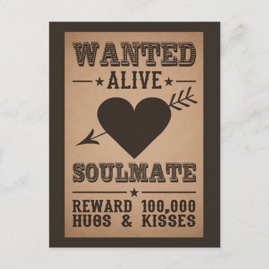 GEWILDE LEVEND: SOULMATE briefkaart (Voorkant)